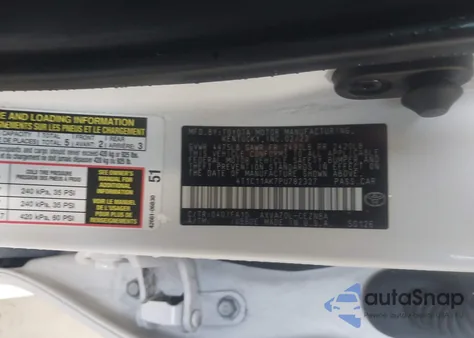 2023 Toyota Camry Le из США, поврежденный, VIN 4T1C11AK7PU782327